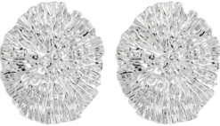 Bijou Brigitte Ohrstecker>Ohrstecker - Structured Oval silber