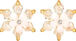 Bijou Brigitte Blumenschmuck|Ohrstecker>Ohrstecker - Stunning Shine rosa, gold