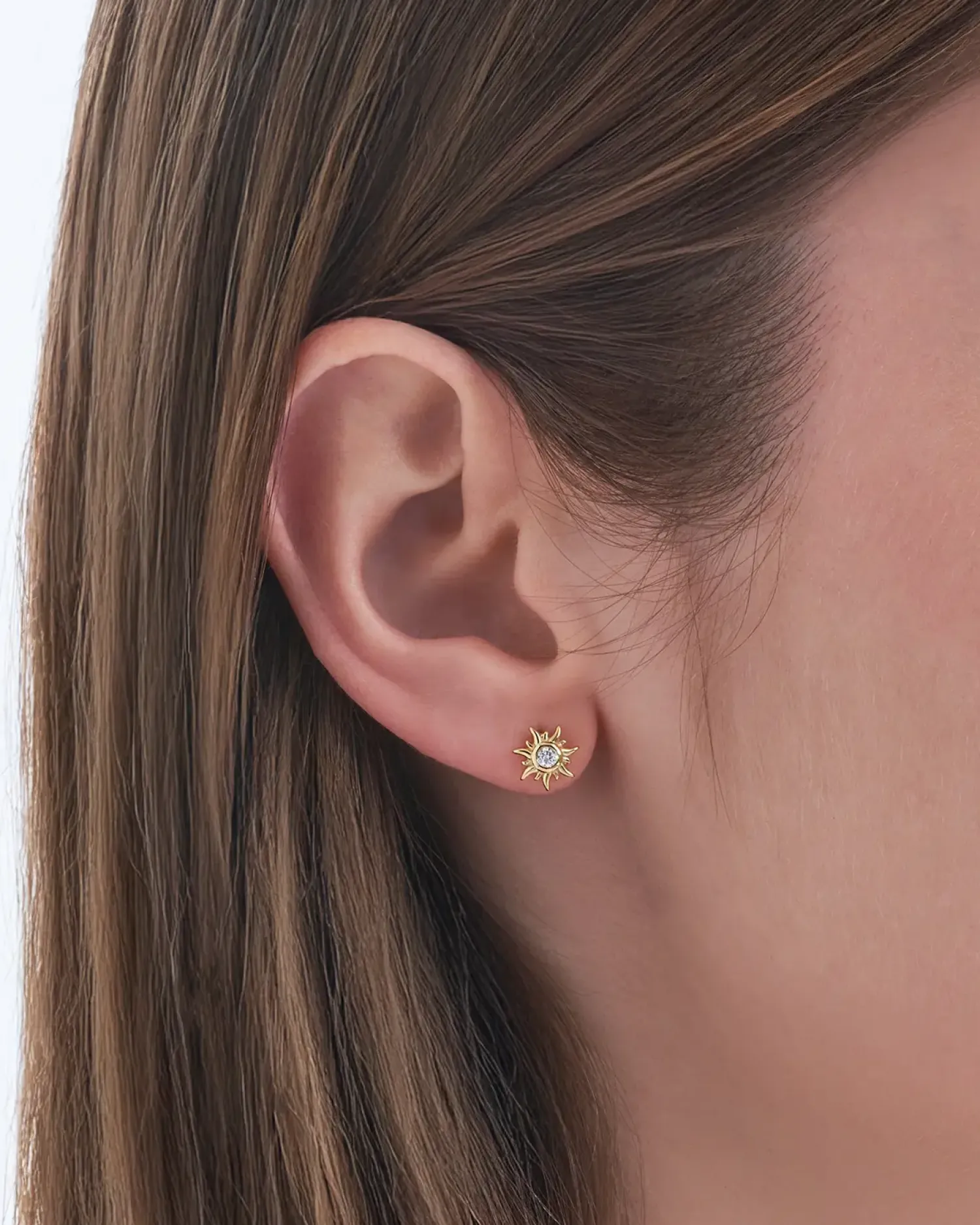 Bijou Brigitte Ohrringe Gold|Silver Crystals>Ohrstecker - Sunny Sparkle gold
