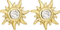 Bijou Brigitte Ohrringe Gold|Silver Crystals>Ohrstecker - Sunny Sparkle gold