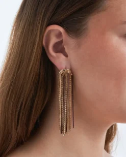Bijou Brigitte Ohrringe Gold|Ohrstecker>Ohrstecker - Sunshine Tassel gold