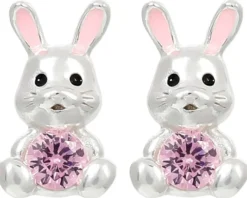 Bijou Brigitte Ohrstecker|Kinderschmuck>Ohrstecker - Sweet Easter rosa, silber