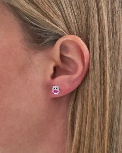 Bijou Brigitte Kinderschmuck|Ohrringe 925Er Silber>Ohrstecker - Sweet Night rosa, pink
