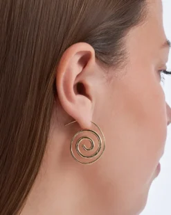 Bijou Brigitte Ohrringe Gold|Ohrstecker>Ohrstecker - Thin Spiral gold