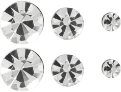 Bijou Brigitte Ohrstecker>Ohrstecker - Three Crystals silber