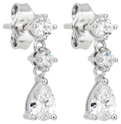 Bijou Brigitte Silver Crystals|Ohrstecker><noscript><img width=
