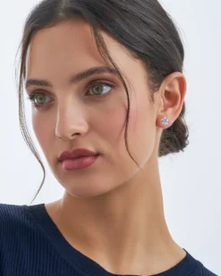 Bijou Brigitte Ohrstecker>Ohrstecker - Turtle blau