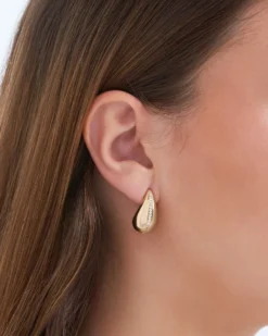 Bijou Brigitte Ohrringe Gold|Ohrstecker>Ohrstecker - Twinkling Line gold