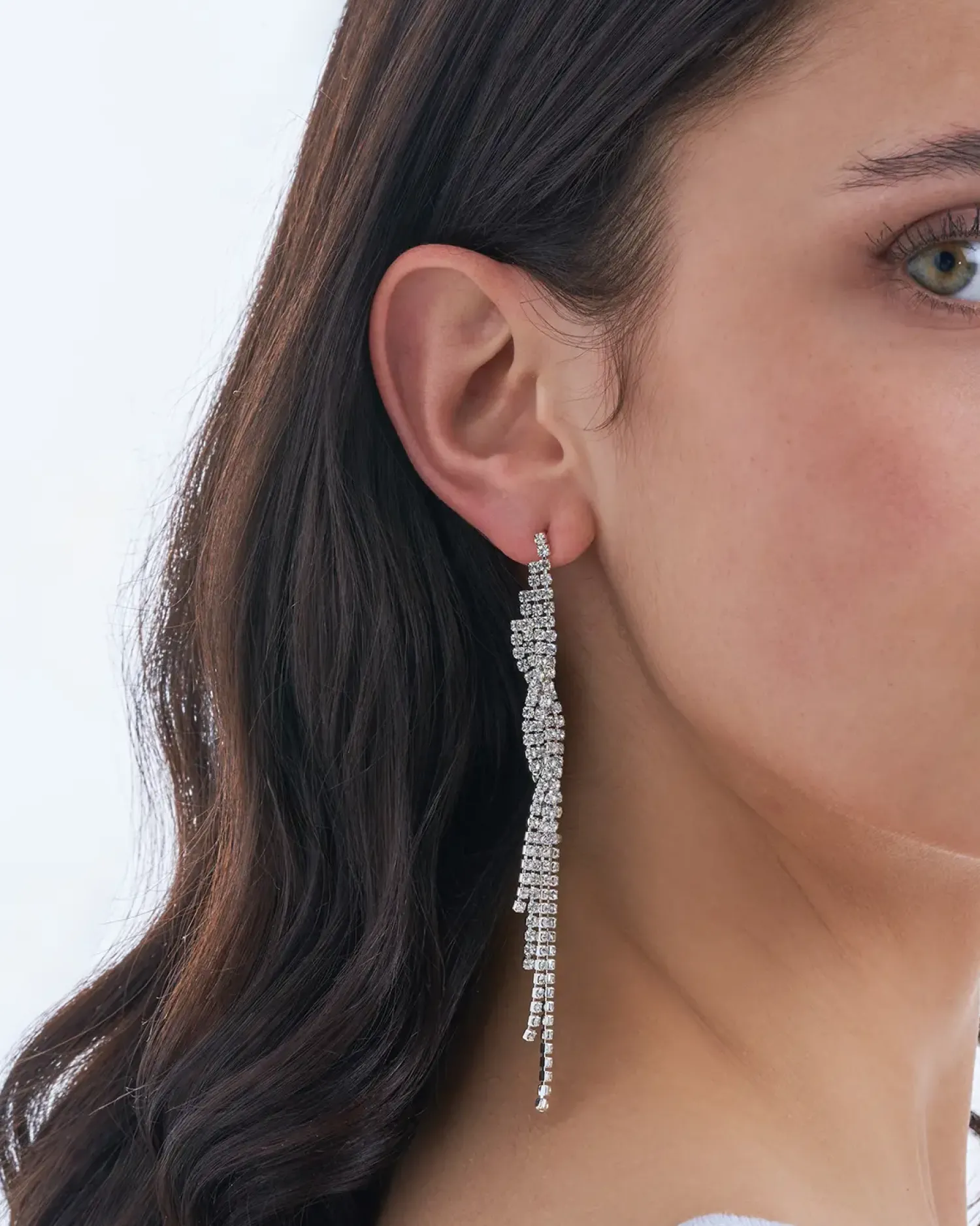 Bijou Brigitte Brautohrringe|Ohrstecker>Ohrstecker - Twisted Glam silber