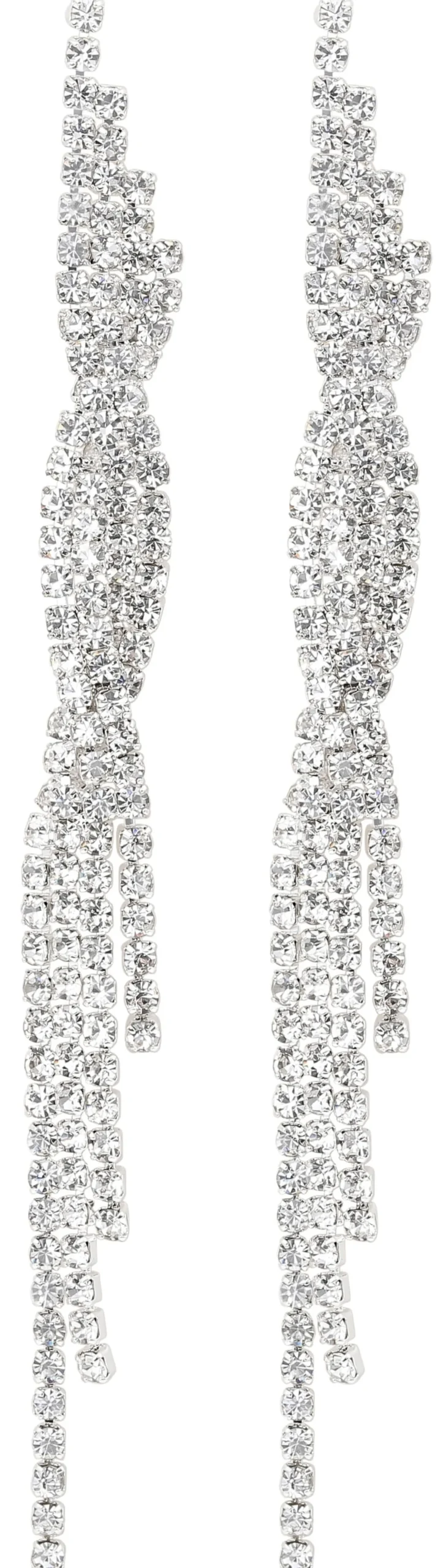 Bijou Brigitte Brautohrringe|Ohrstecker>Ohrstecker - Twisted Glam silber