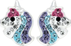 Bijou Brigitte Ohrringe 925Er Silber|Ohrringe 925Er Silber>Ohrstecker - Unicorns mehrfarbig