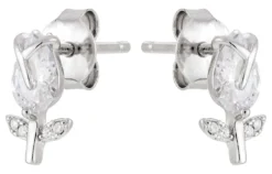 Bijou Brigitte Silver Crystals|Blumenschmuck>Ohrstecker - Vibrant Blossom silber