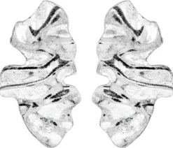 Bijou Brigitte Ohrstecker>Ohrstecker - Waved Leaf silber