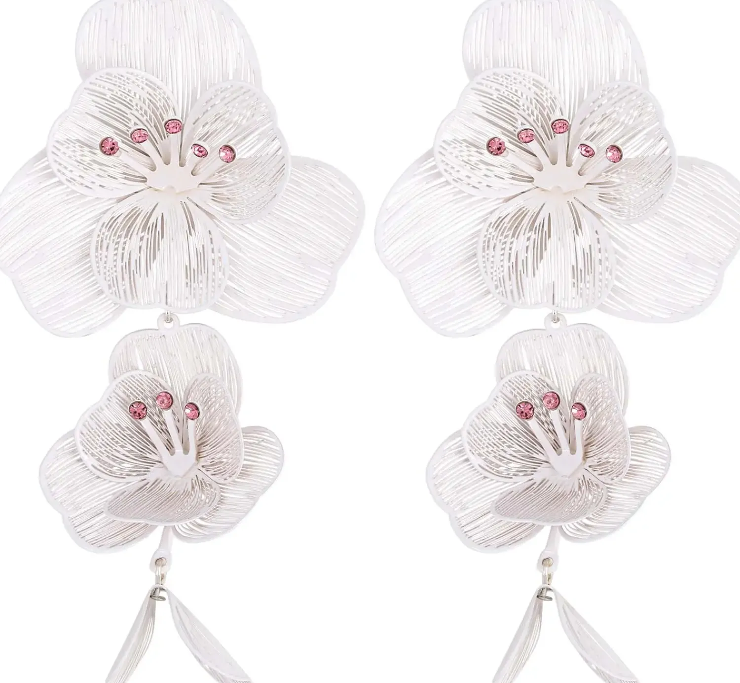 Bijou Brigitte Blumenschmuck|Ohrstecker>Ohrstecker - White Extra weiß