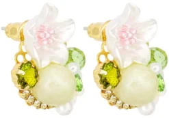 Bijou Brigitte Bunter Schmuck|Blumenschmuck>Ohrstecker - Wild Flowers mehrfarbig
