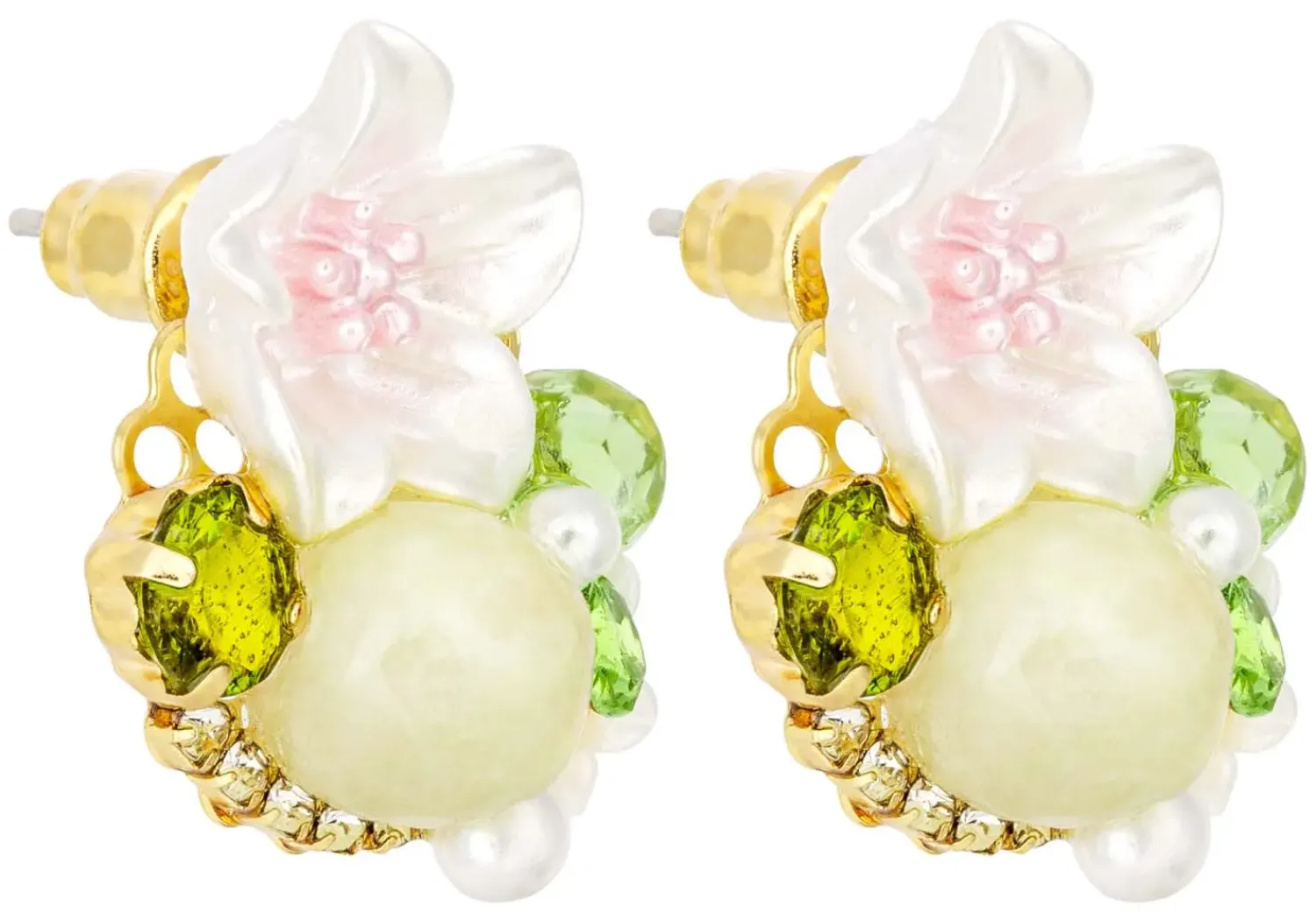 Bijou Brigitte Bunter Schmuck|Blumenschmuck>Ohrstecker - Wild Flowers mehrfarbig