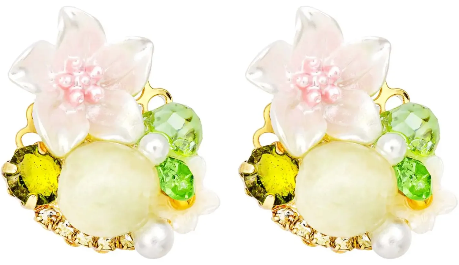Bijou Brigitte Bunter Schmuck|Blumenschmuck>Ohrstecker - Wild Flowers mehrfarbig