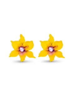 Bijou Brigitte Blumenschmuck|Ohrstecker>Ohrstecker - Yellow Daisy gelb