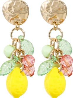 Bijou Brigitte Ohrstecker>Ohrstecker - Zesty Lemon gelb