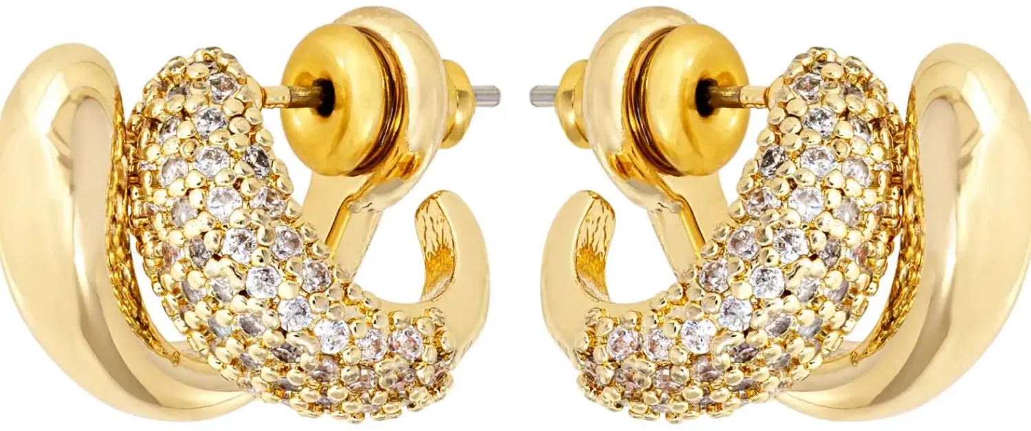 Bijou Brigitte Ohrringe Gold|Ohrstecker>Ohrstecker - Zirconia Dream gold