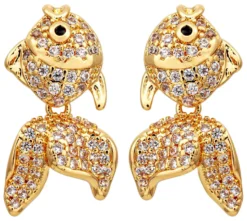 Bijou Brigitte Ohrringe Gold|Ohrstecker>Ohrstecker - Zirconia Pond gold