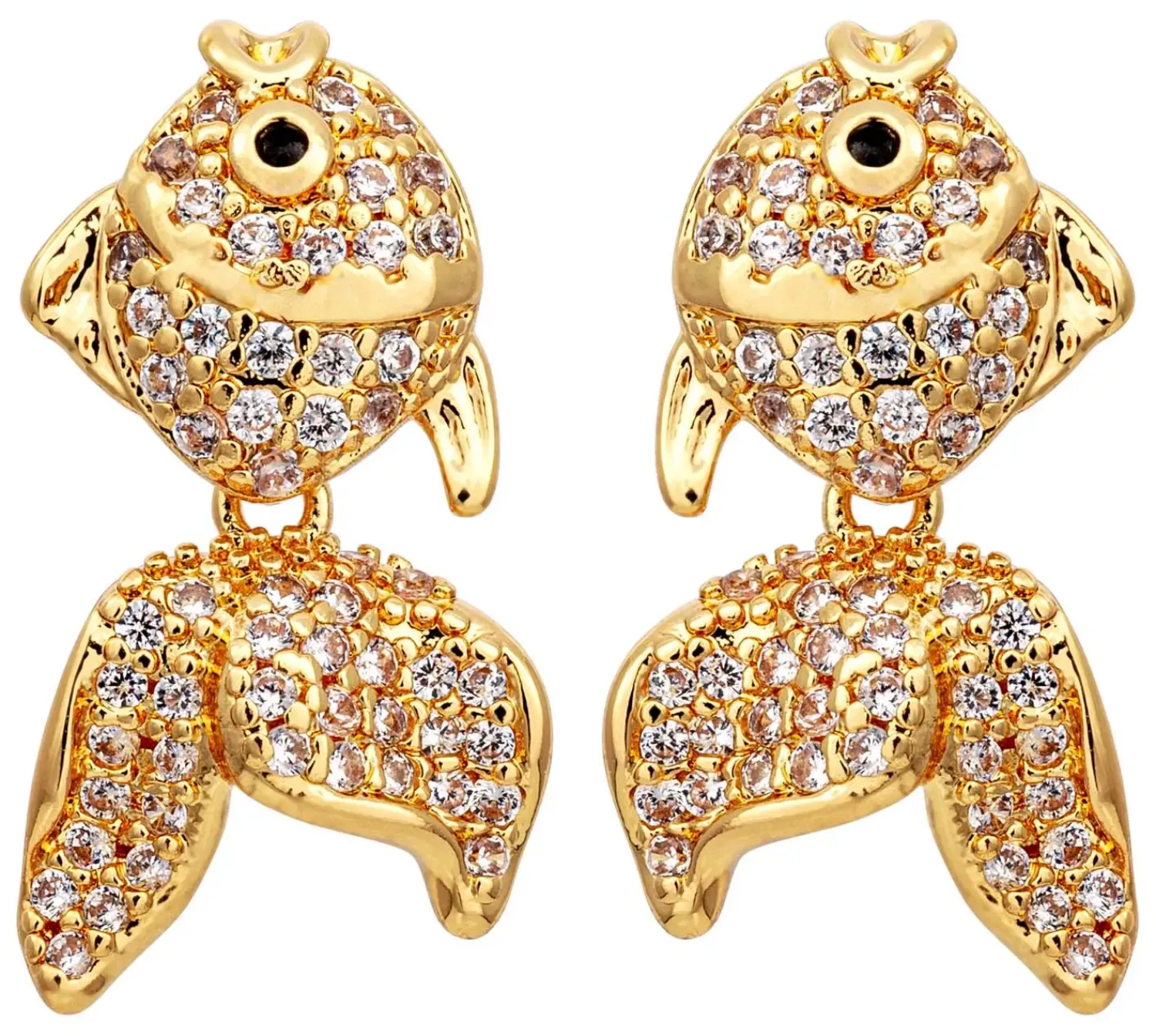 Bijou Brigitte Ohrringe Gold|Ohrstecker>Ohrstecker - Zirconia Pond gold