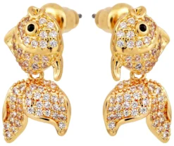Bijou Brigitte Ohrringe Gold|Ohrstecker>Ohrstecker - Zirconia Pond gold
