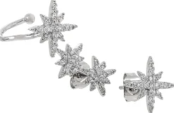 Bijou Brigitte Ohrstecker>Ohrstecker - Zirconia Stars silber