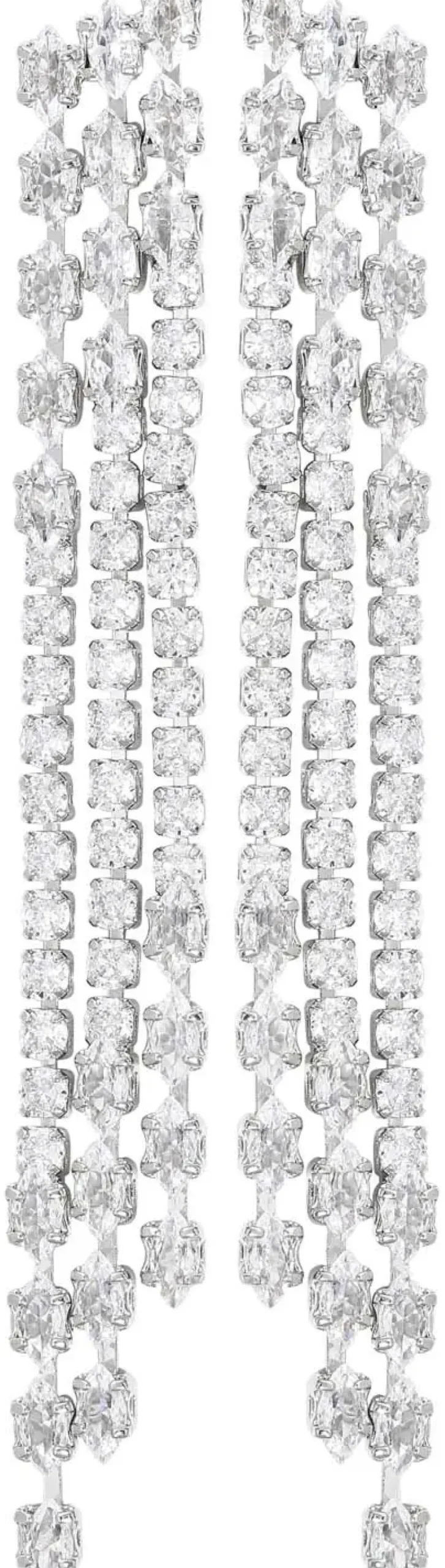 Bijou Brigitte Brautohrringe|Ohrstecker>Ohrstecker - Zirconia Tassel silber