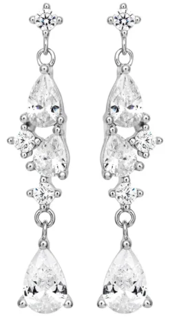 Bijou Brigitte Ohrringe 925Er Silber|Ohrringe 925Er Silber>Ohrstecker - Zirkonia Sparkle silber