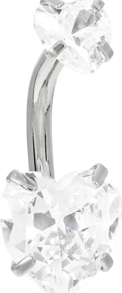 Bijou Brigitte Bauchnabelpiercings|Piercings Silber>Piercing - Blessful Heart silber
