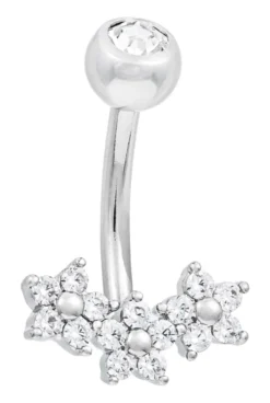 Bijou Brigitte Bauchnabelpiercings|Piercings Silber>Piercing - Blossom Silver silber