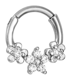 Bijou Brigitte Piercings Silber|Blumenschmuck>Piercing - Chrome Flower silber