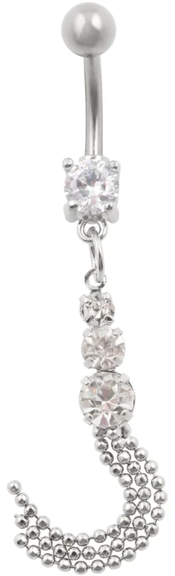 Bijou Brigitte Bauchnabelpiercings|Piercings Silber>Piercing - Crystal silber