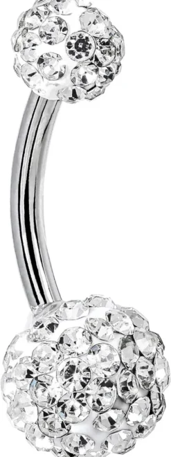 Bijou Brigitte Bauchnabelpiercings|Piercings Silber>Piercing - Glitter Ball silber
