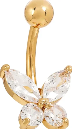 Bijou Brigitte Bauchnabelpiercings|Piercings Gold>Piercing - en Wings gold