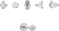 Bijou Brigitte Piercings Silber|Piercing-Sets>Piercing-Set - Cubic Variety silber