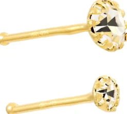 Bijou Brigitte Piercings Gold|Nasenpiercings>Piercing-Set - Delicate gold