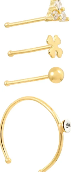 Bijou Brigitte Piercings Gold|Nasenpiercings>Piercing-Set - en Gleam gold