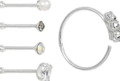 Bijou Brigitte Piercings Silber|Nasenpiercings>Piercing-Set - Silver Gleam silber