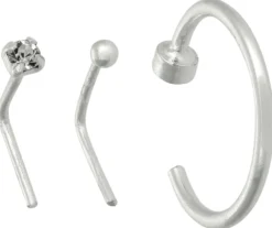 Bijou Brigitte Piercings Silber|Nasenpiercings>Piercing-Set - Simple Silver silber