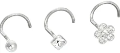 Bijou Brigitte Piercings Silber|Nasenpiercings>Piercing-Set - Sweet Flower silber