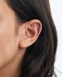 Bijou Brigitte Piercings Silber|Silver Crystals>Piercing - Silver Dots silber