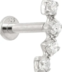 Bijou Brigitte Piercings Silber|Silver Crystals><noscript><img width=