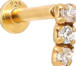 Bijou Brigitte Ohrringe Gold|Piercings Gold>Piercing - Sparkling Dots gold