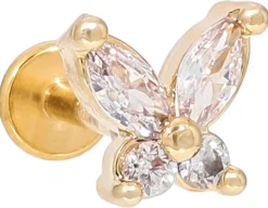 Bijou Brigitte Piercings Gold|Ohrstecker>Piercing - Sweet Sparkle gold