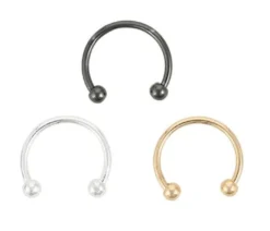 Bijou Brigitte Piercings Gold|Lippenpiercings>Piercing - Three Colours schwarz, gold, silber