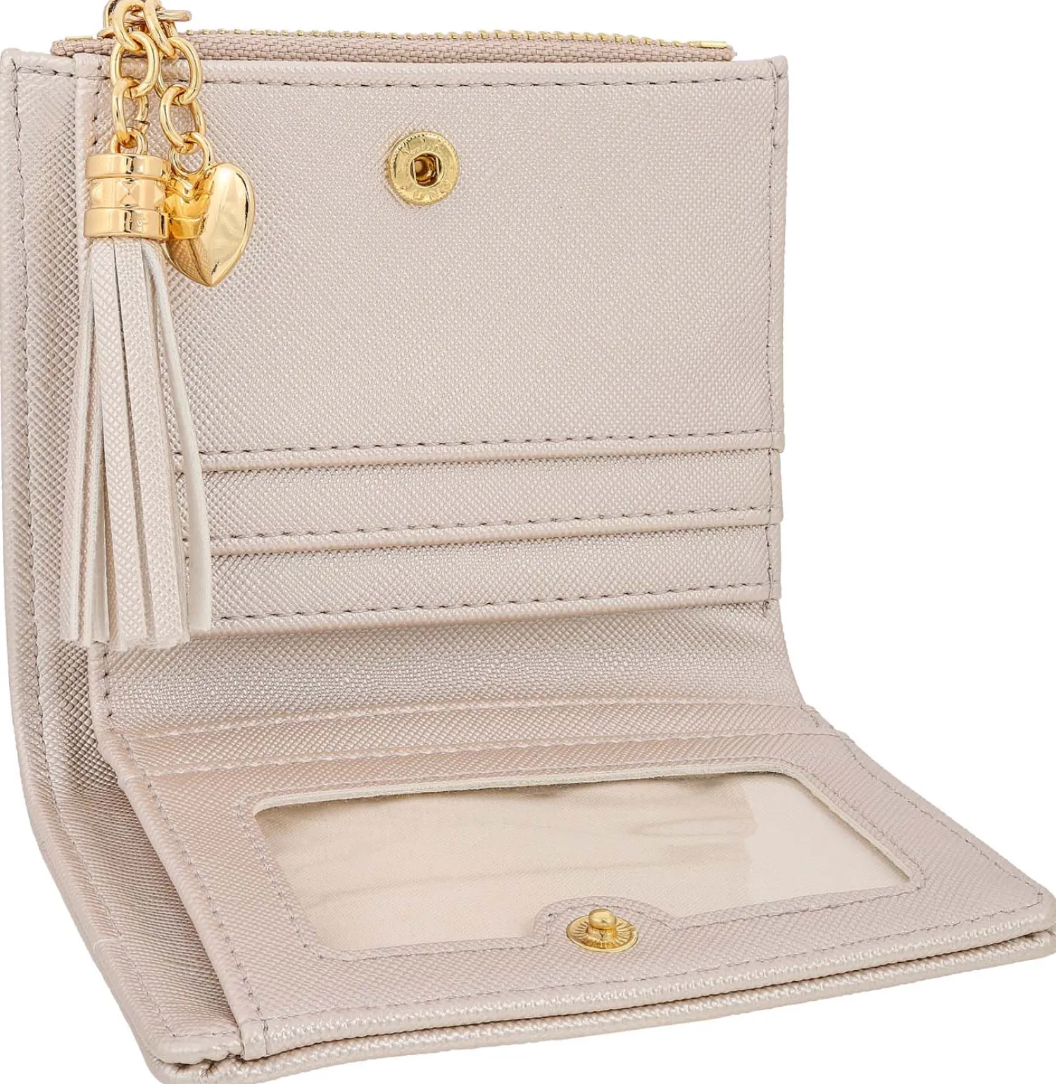 Bijou Brigitte Portemonnaies>Portemonnaie - Shine beige