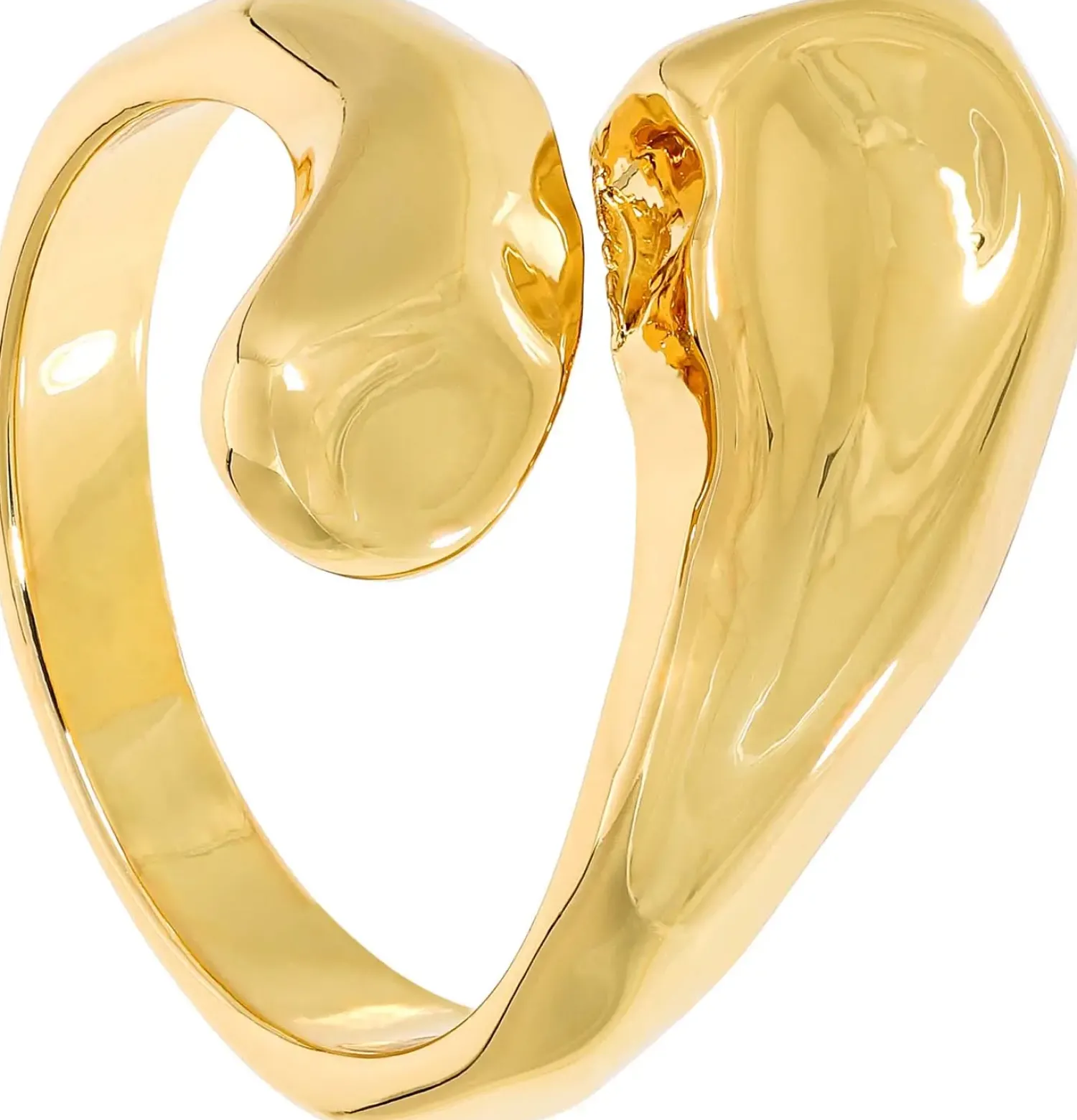 Bijou Brigitte Basics|Statement-Ringe>Ring - Asymmetrical Basic gold