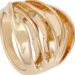 Bijou Brigitte Statement-Ringe|Ringe Gold>Ring - Asymmetrical gold